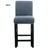 Couvre-chaise 2pcs / tabouret de semelles Restaurant des meubles de restaurants Salle Dining Room Home Bow Dost Removable Reutilisable Protection complète