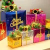 Enveloppe de cadeau de Noël Boîte de Noël en papier décorant de la fête de faveur pour le décor pour