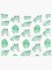 Tapisseries Three White's Tree Frogs Tapestry Home Decoration Hanging Wall Room Decor esthétique