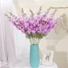 Dekorativa blommor 85 cm Hyacinth Delphinium Artificial Floral for Home Wedding El Decor Faux Fake Flower