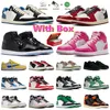 1 With Box Basketball Shoes Jumpman 1 1s Sneakers OG Trophy Room Away Space Jam Shattered Backboard Chicago Black Toe Bred Mens Womens 1s Trainers Outdoor Dhgate US 13