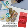 Aufbewahrungstaschen Münze Geldbörse Brieftasche Multifunktionales Hülle Kartenhalter Hand mit Leder Mini -Kupplung für ein paar Geschenk
