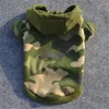 Vêtements pour chien camouflage à vêtements pour animaux de compagnie imprimés à sweat à pulls chauds Pullover cool coat de mode chiot veste