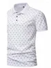 Motorcycle Armor 2024 High Quality Summer Lapel Short Sleeve T-Shirt Dot European Size Casual Men's Polo Shirt