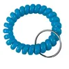 Bracelet Telefoonlijn Key Ring Despositie Nummer Kaartring Plastic Spring Bracelet Keychain