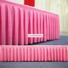 Table Skirt Ice Silk Fabric Wedding Backdrop For Tablecloth Cover Stage Skirting Decoration