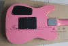 Guitare rose électrique guitare tel guitare tremolo pont hh pick-up basswood corpo-binderoard