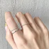 Eheringe Boho Punk Vintage Kristallketten Ring für Frauen Männer Einstellbare Größe Geometrischer exquisiter kreativer Schmuck Großhandel Großhandel