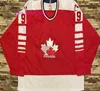 뉴저지 레트로 저렴한 스티치 CCM 팀 캐나다 Wayne Gretzky 하키 유니폼 남성 어린이 후퇴 Jerseys4055142
