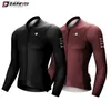 Jersey de ciclismo Darevie Man Cycling Jersey 2024 Summer Summer Long Seve Mens Ciclismo Roupas MTB Road Rodo