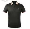 Polos Polos Designer Men Polos Luksusowa koszula polo-letnia handel krótki rękaw haft zaawansowany koszulka wypoczynkowa top na zewnątrz ruch T-koszulka L49