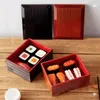 Abendessen Bento Lunchboxen für Büro Japanisch gesunde Mahlzeitenzubereitung Container Snack Box School Sushi Eal Kinder mit Deckel