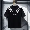 T-shirt maschile maglietta casual lettere da donna maschile da uomo lettere 3d stampato stereoscopico stampato corto a manicotto più venduto di lusso per uomo abbigliamento hip hop asia size m-5xl