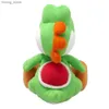 豪華な人形33cmヨッシープラッシュおもちゃ緑色の充填おもちゃヨッシー豪華なおもちゃ充填人形すべてのゲーム愛好家シリーズY240415に適しています