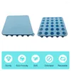 Bakningsformar Tumble Forme Ice Tray Silicone Cube med lock för sommardrycker 30 Hålrum Mögel Easy Kylskåp