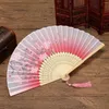 Dekoratif Figürinler 1 PC-Summer Gradyan Katlanır Fan-Stil rastgele