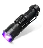 سعر جيد للأشعة فوق البنفسجية مصباح مصباح صغير LED Torch 395NM Blacklight الطول الموجي الضوء البنفسجي UV 9 LED LED LID TORCIA LINTERNA المصباح الألمنيوم 686808