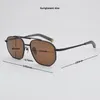 Lunettes de soleil Frames 2024 Titanium Fashion Men's Business Léisure Tide UV400 Pêche des lunettes de soleil d'été Eyewear 5003