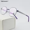 Zonnebrillen Frames T973 vierkante titaniumglazen frame Men Myopia optische recept bril vrouwen spektakel vintage brillen brillen