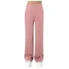 Pantaloni da donna casual dritta y2k high wited bottle down stretchide work abbiglia