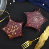 Present Wrap Star Shape Wedding Boxes European Personality Starry Sky Candy Box med souvenir Tack Party Packaging