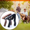 Gitar 2pcs evrensel gitar capo gül ağacı/siyah renk akustik elektro gitar ukulele bas profesyonel guitarlele