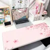 Tampons de souris poignets repose SAKURA 80x30cm xxl Lock Edge Mousepads Cherry Grand jeu Mousepad Clavier Mattes Mattes de souris PAD BEST BEST PAUT