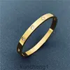 Kaga Fashion Clip Ten Diamond Titanium Steel Bracelet Japanese Korean Couple Stainless Steel Bracelet Valentines Day Bracelet