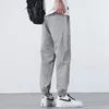 Men's Pants Spring And Summer Ice Silk Loose Ins Trend Bundle Leg Thin Cargo Casual Mens Trousers Streetwear Men Clothing