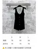 Combinaisons pour femmes Rompers Designer printemps / été Nouveau Nanyou Cha Exquise High End Fashion Slim Fit Poldoule Velvet Tank Top Suit AS4C