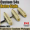 Kablar handgjorda 1954s Style Music Fend Strat Electric Guitar Single Coil Pickup Set Vintage Custom Shop 54s