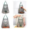 Storage Bags Household Fruit And Vegetable Double Mesh Bag Foldable Tote Shopping Reusable Christmas Leftover Containers