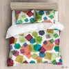 Set di biancheria da letto cucitura a colori motivi geometrici macinazione mao set cover trapunta per due