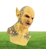 Nieuw Halloween Devil Clown Mask Yellow Goblins Mask Halloween Horror Mask Creepy Costume Party Cosplay Props 2009299285930