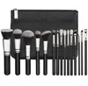 Makeup Brushes Zoeva 815st Leather Women Zip Handbag Professional Powder Foundation Eyeshadow Tools T2209218693802