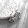 Boucles d'oreilles en peluche de style ethnique pour femmes