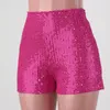 Short féminin mode Femmes brillantes paillettes à paillettes brillantes