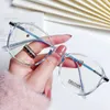 Sunglasses Fashion High Quality Read Glasses Advanced Transparent Frame Anti Blue Light Presbyopia Reading Women -1.0To-4.0