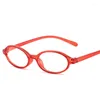Güneş gözlüğü çerçeveleri retro oval küçük çerçeve gözlükler yeşil kırmızı anti -mavi ışık kadınlar moda y2k tarzı gözlük gözlük