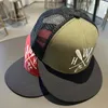 Ball Caps heren plat rand hoed ademende gaas hiphop outdoor street student zonnevizier cap grote hoofdomtrek dames honkbal