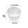 Wegwerpbekers rietjes hittebestendige cupcake voering ronde bakpapier cup home keuken accessoires wit