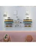 Plaques décoratives Style européen Simple Nail Rollfr Strange Afficher Rack Cosmetic Cosmetic Wall Moustred Shop Cabinet