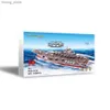 3D Puzzles Piececool Model Zestawy budowlane Plan Liaoning CV-16 3D Metal Puzzles Battleship Jigsaw DIY Toys for Teen Y240415