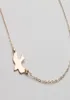 10st N107 Gold Silver Tiny Soar Flying Bird Necklace Peace Dove Halsband Little Llow Baby Bird Halsband Abstrakt halsband6563833