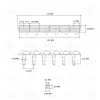 Guitarra 1 Conjunto R6 / L6 KLUSON VINTAGE TUNADORES MÁQUINA DA MÁQUINA (Níquel) KR (Origin) Peças de guitarra