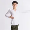 Stage Wear Long Sleeve V Neck Latin Dance Tops For Men Dress Performance Belly Modern Dancing Dresses CR526