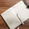 Super tjock mjuk läder A5 Journal Notebook School Office Meeting Record Notepad Diarys 80 GM 240409
