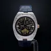 Pass Tester Waterproof Luminous Natural Lab Grown Diamond Watch Hip Hop Moissanite Watches with Belt Box Mens Fine Jewelry
