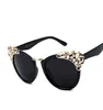 Luxo Rhinestone Diamond Sunglasses Women Europe EyeGlasses Modelos de moda de moda de moda Personalidade Gato Olhos de sol Whole4487445