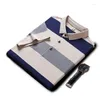 Herren Polos Sommer Polo Shirts Mode Pendler gestreiftes Farbschalter Kurzärmel Button Standard Business Casual Tops